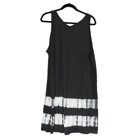 STUDIO 12 Grey Tie-Dye Tank Top Dress Size 2X - Picture 2 of 8